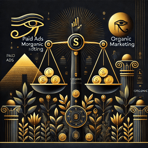 Balance of paid and organic traffic